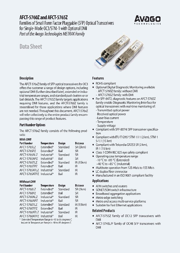 AFCT-5760TPZ_8245143.PDF Datasheet