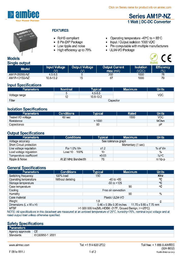 AM1P0505SNZ_8245213.PDF Datasheet