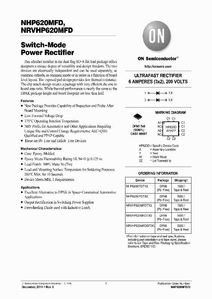 NHP620MFDT1G_8245245.PDF Datasheet