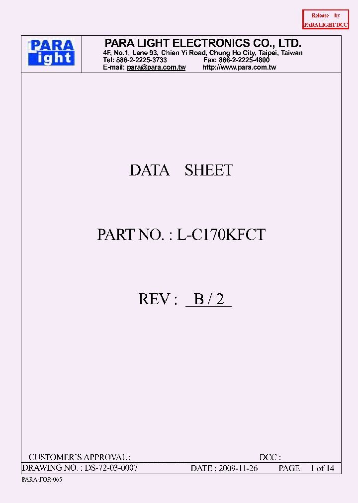 L-C170KFCT_8246104.PDF Datasheet