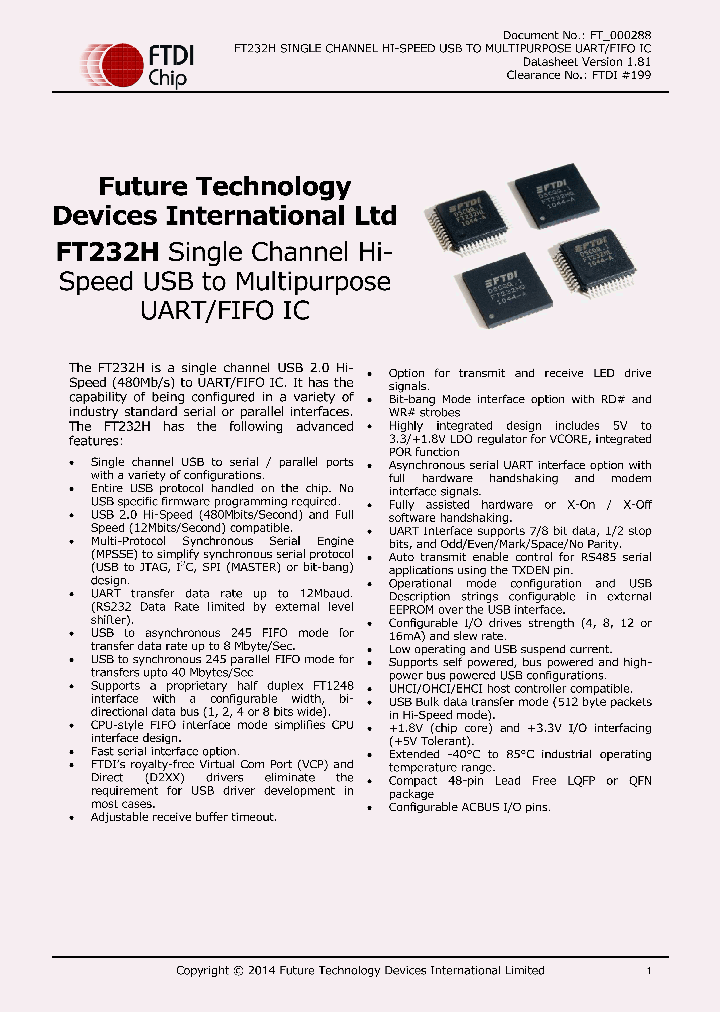 FT232H_8246911.PDF Datasheet