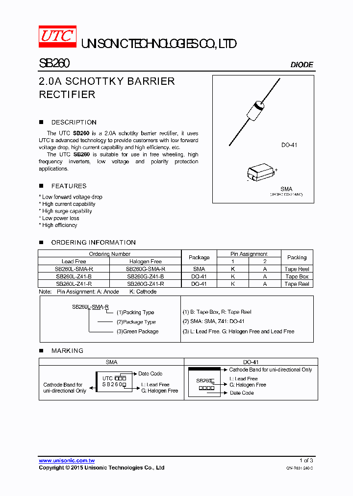 SB260G-Z41-R_8247198.PDF Datasheet