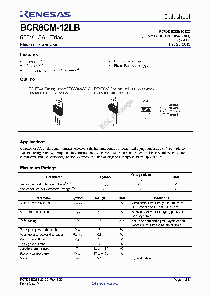 BCR8CM-12LB-15_8247333.PDF Datasheet