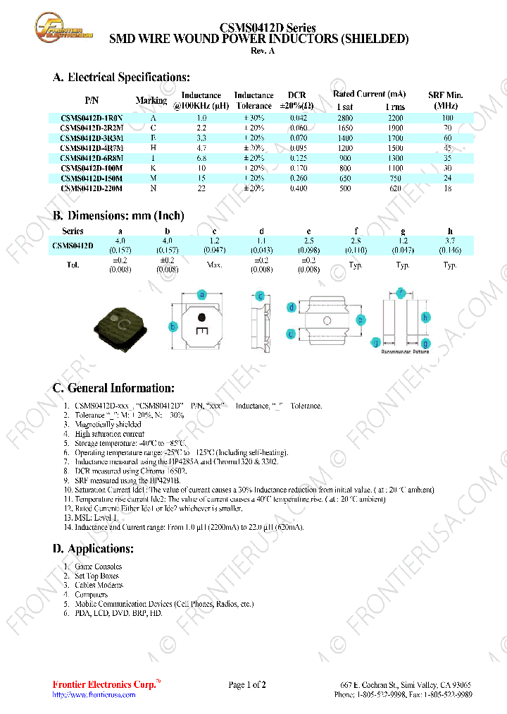 CSMS0412D150M_8247928.PDF Datasheet