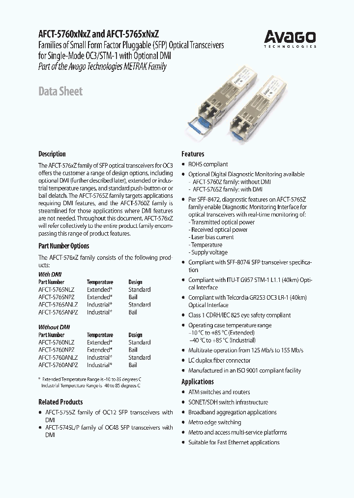 AFCT-5765NLZ_8248271.PDF Datasheet