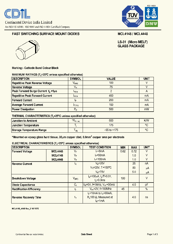 MCL4148_8249143.PDF Datasheet