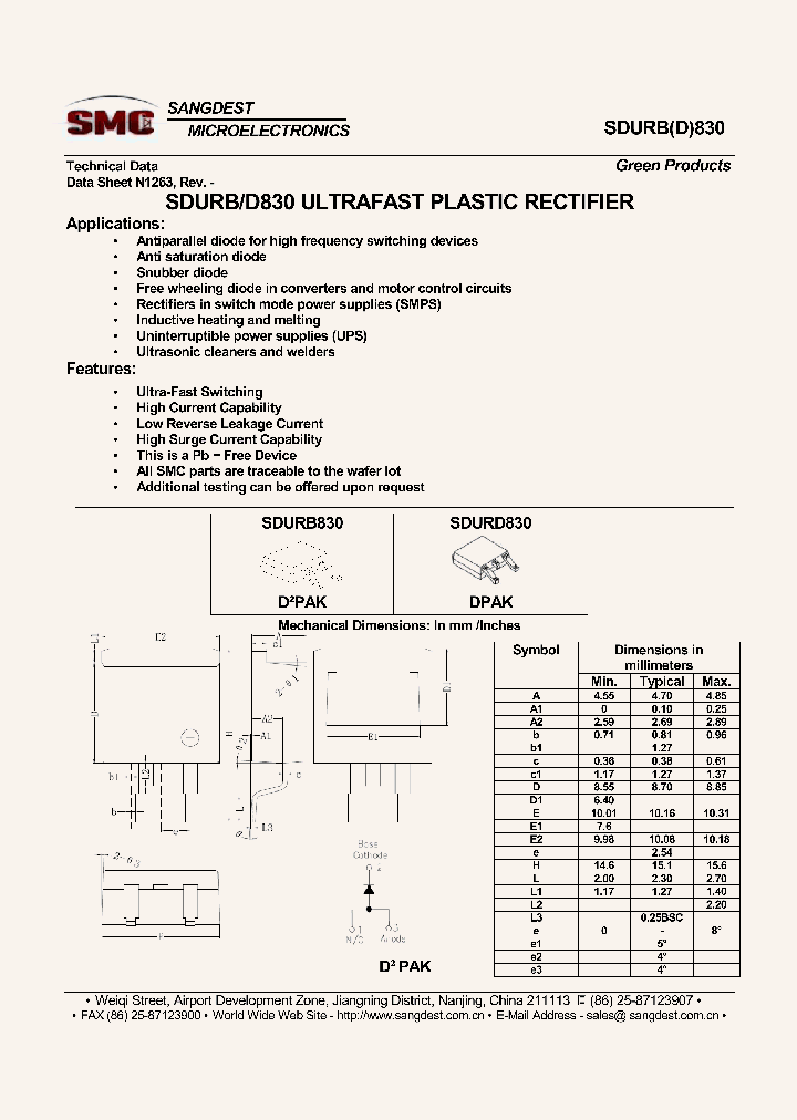 SDURBD830_8249230.PDF Datasheet