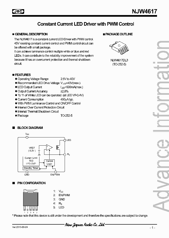 NJW4617_8249498.PDF Datasheet