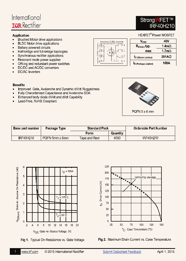IRF40H210-15_8250415.PDF Datasheet