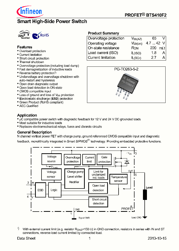 BTS410F2_8250297.PDF Datasheet