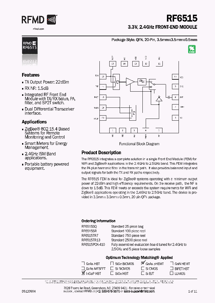 RF6515TR13_8250591.PDF Datasheet