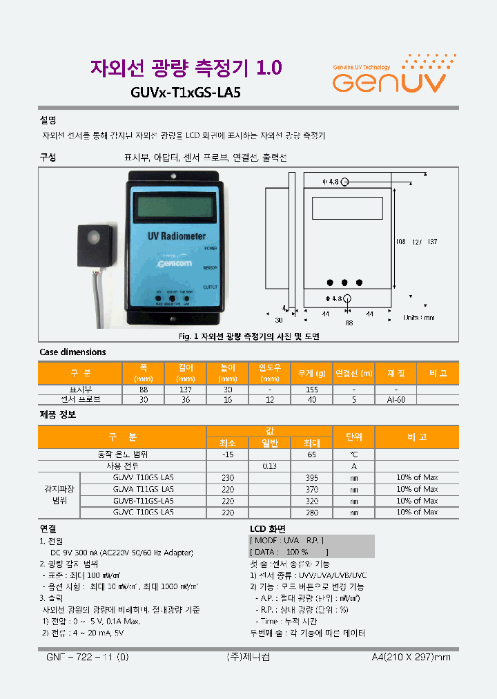 GUVX-T1XGS-LA5_8250564.PDF Datasheet