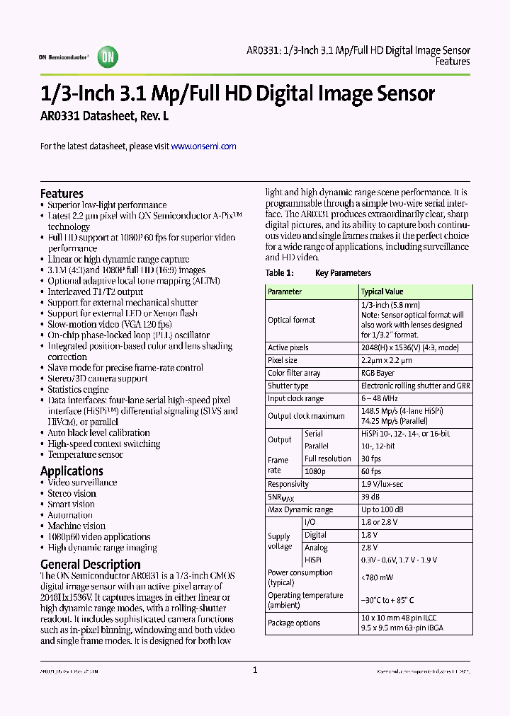 AR0331SRSC00SHCAH-GEVB_8251241.PDF Datasheet