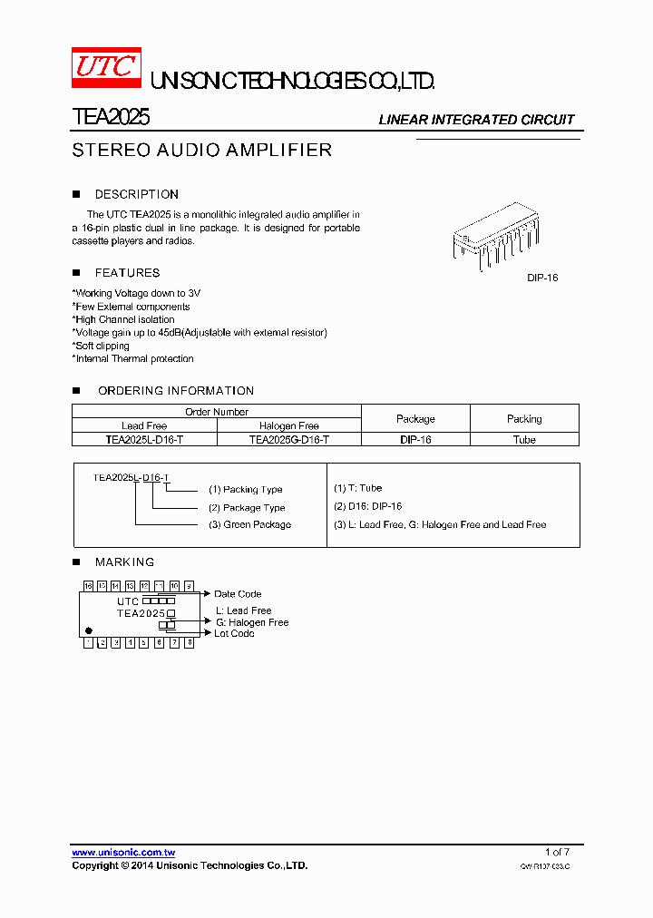 TEA2025G-D16-T_8251345.PDF Datasheet