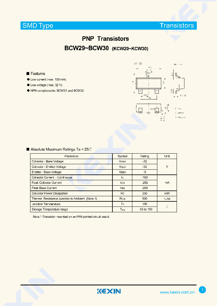 BCW29_8251800.PDF Datasheet