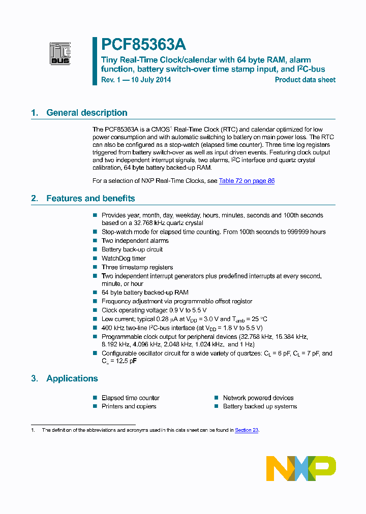 PCF85363ATL_7849934.PDF Datasheet