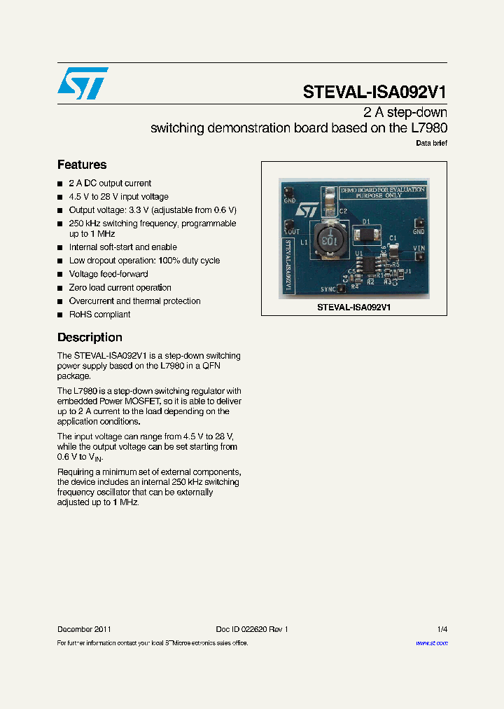 STEVAL-ISA092V1_8252488.PDF Datasheet