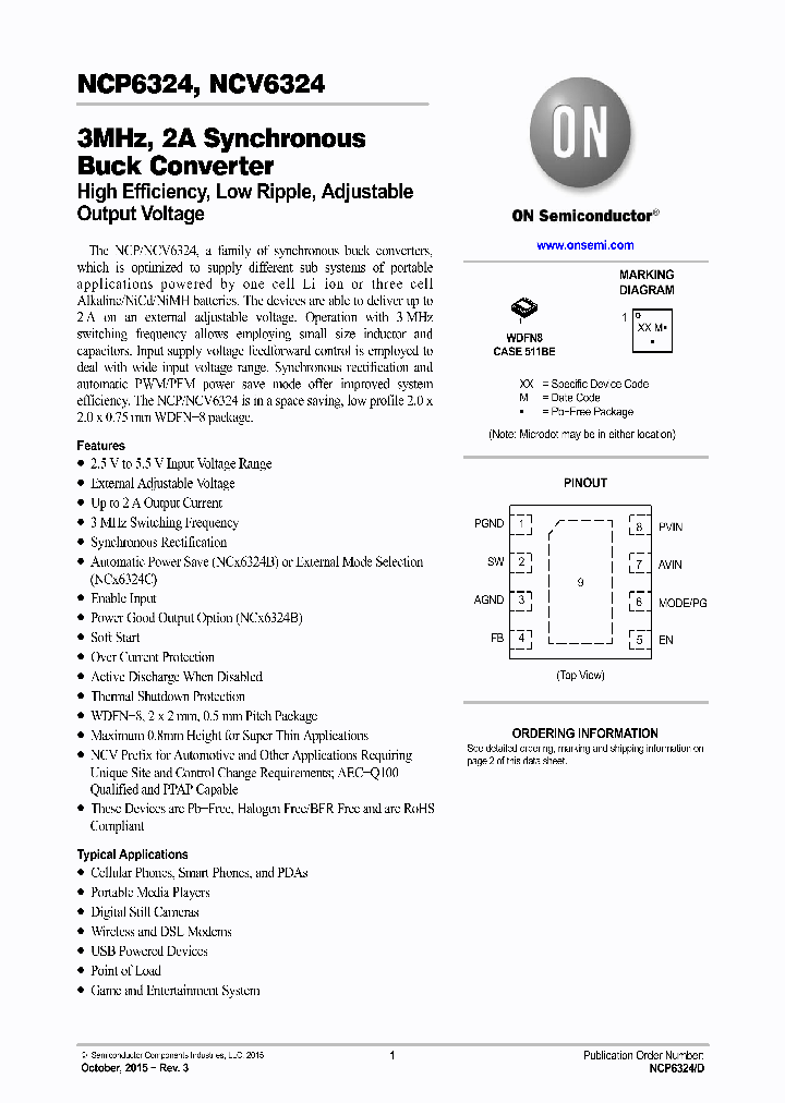 NCP6324BMTAATBG_8252477.PDF Datasheet