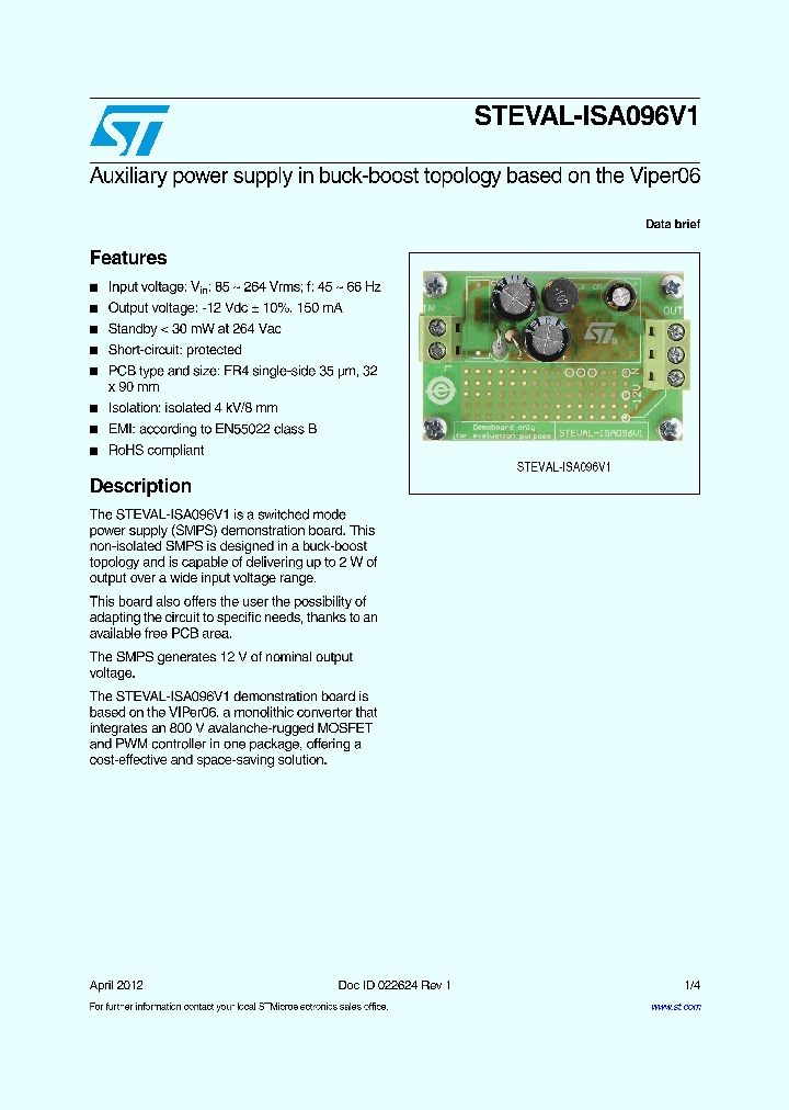 STEVAL-ISA096V1_8252491.PDF Datasheet