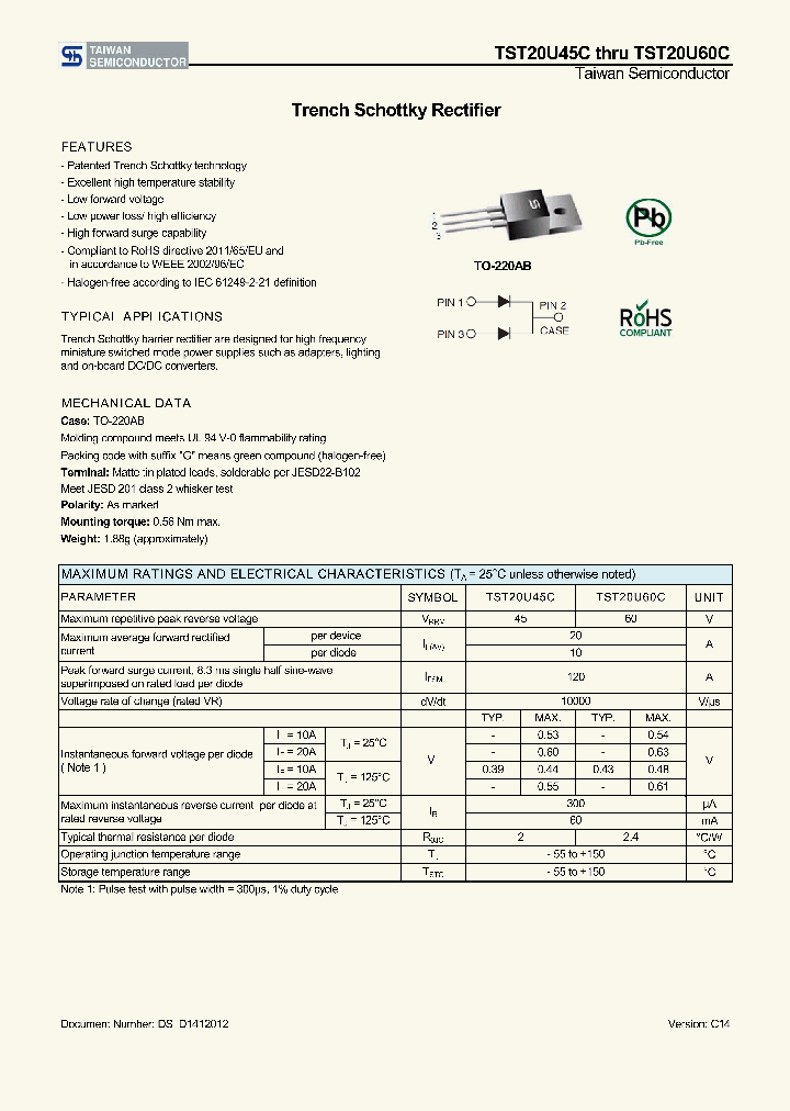 TST20U45C_8252560.PDF Datasheet