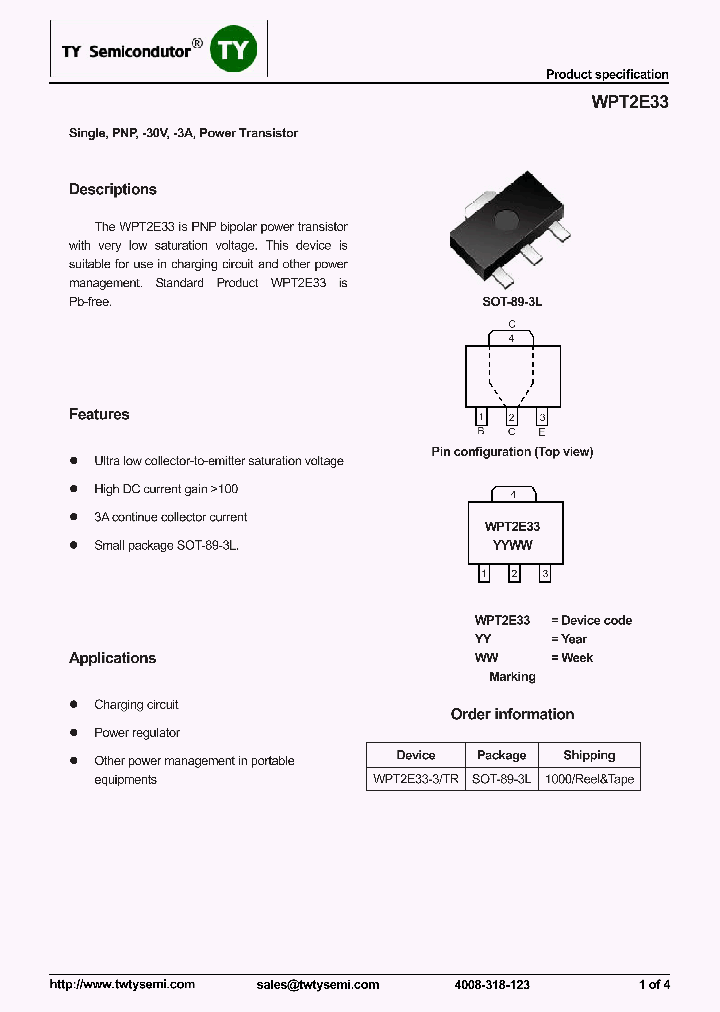 WPT2E33-3TR_8252878.PDF Datasheet