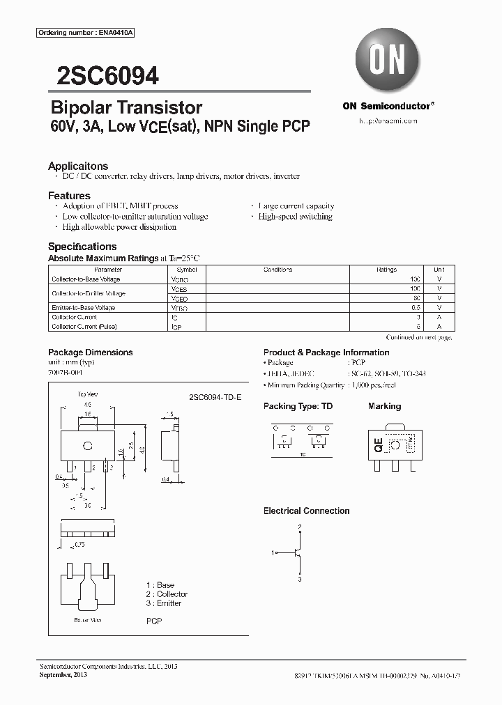 2SC6094-TD-E_8252987.PDF Datasheet