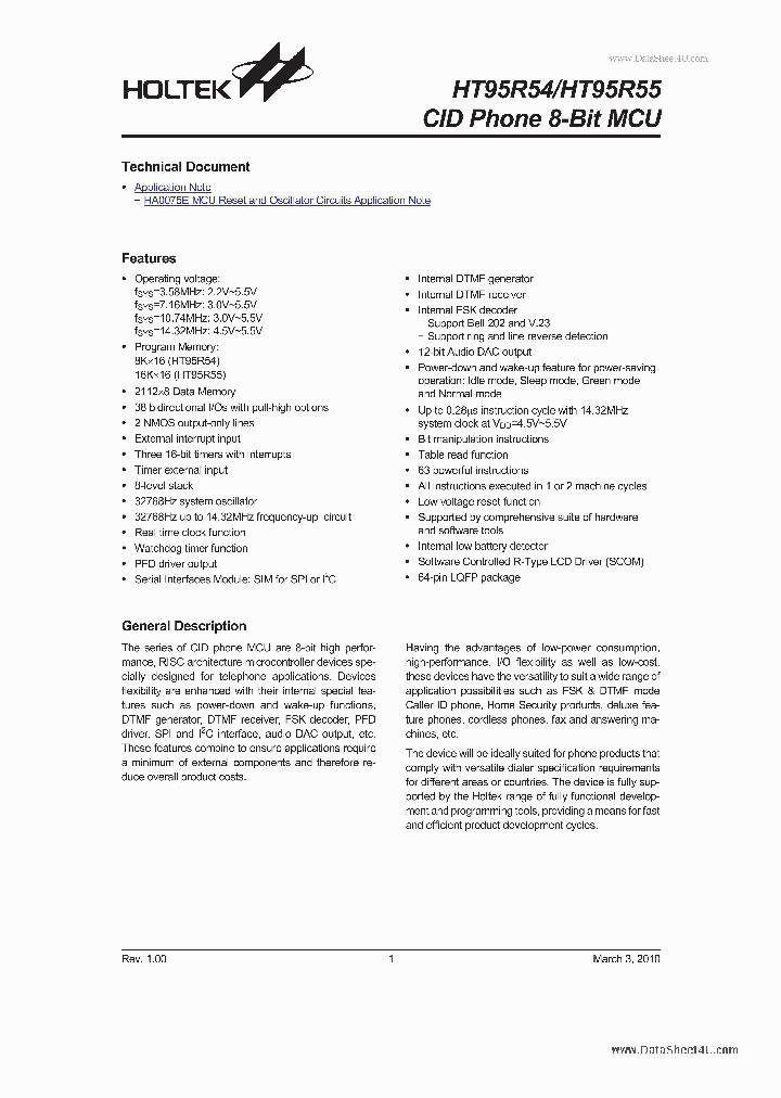 HT95R55_7853202.PDF Datasheet