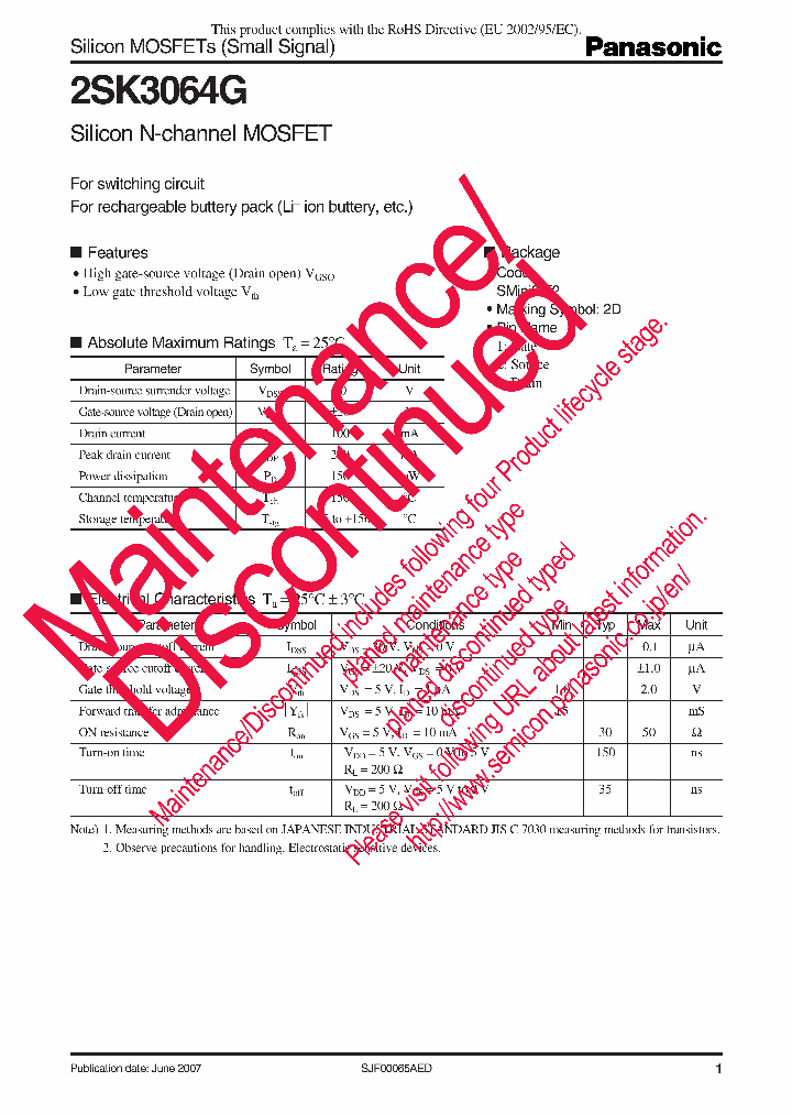 2SK3064G_8253533.PDF Datasheet