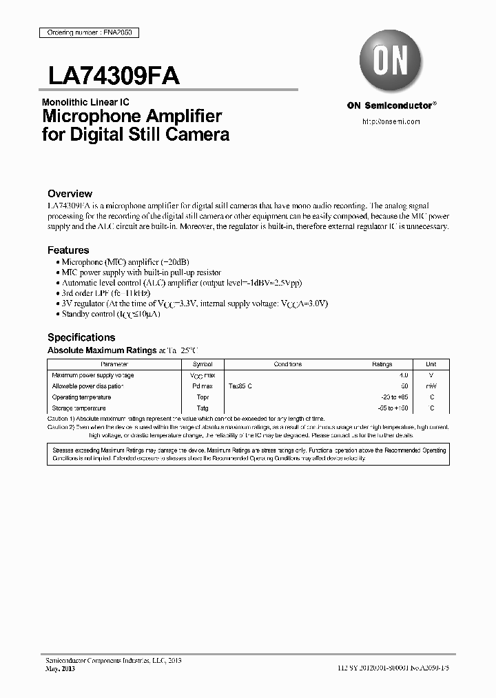 LA74309FA-BH_8253839.PDF Datasheet