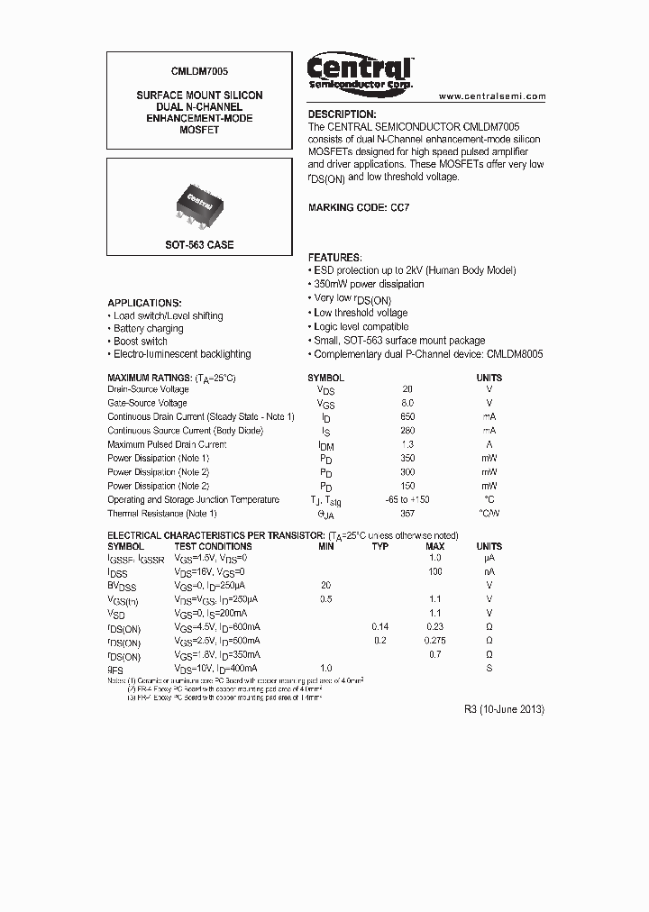 CMLDM7005-1306_8253887.PDF Datasheet