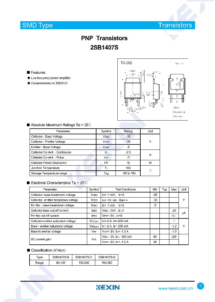 2SB1407S-D_8254323.PDF Datasheet