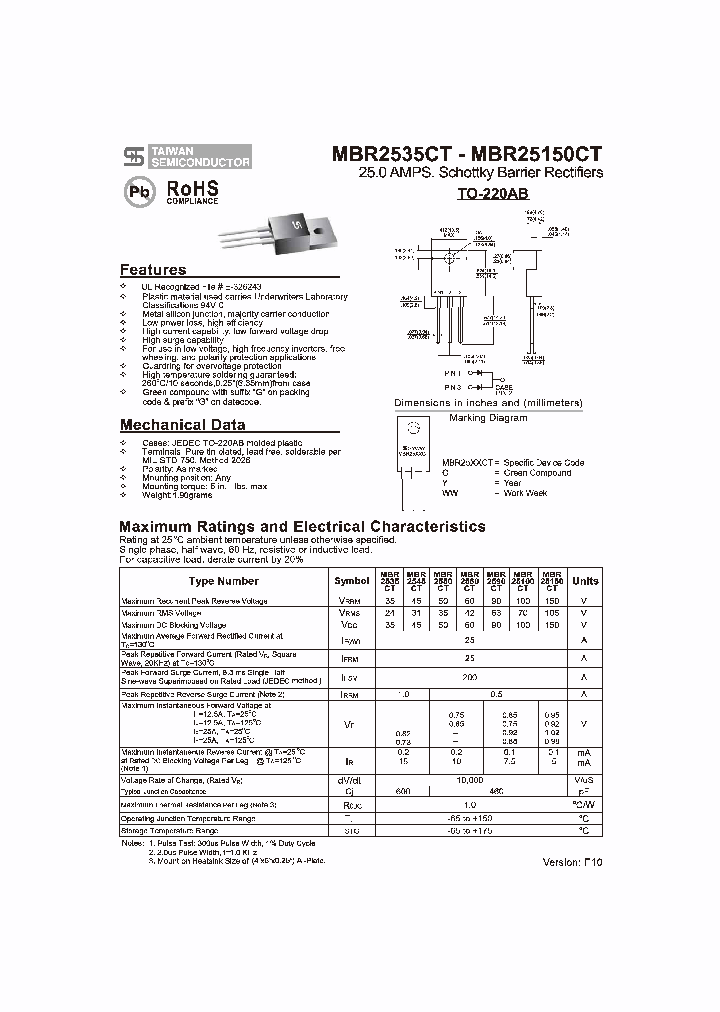 MBR25150CT_8254864.PDF Datasheet