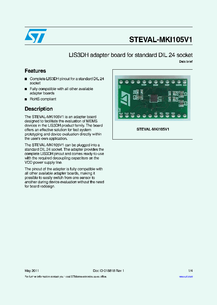 STEVAL-MKI105V1_8255511.PDF Datasheet