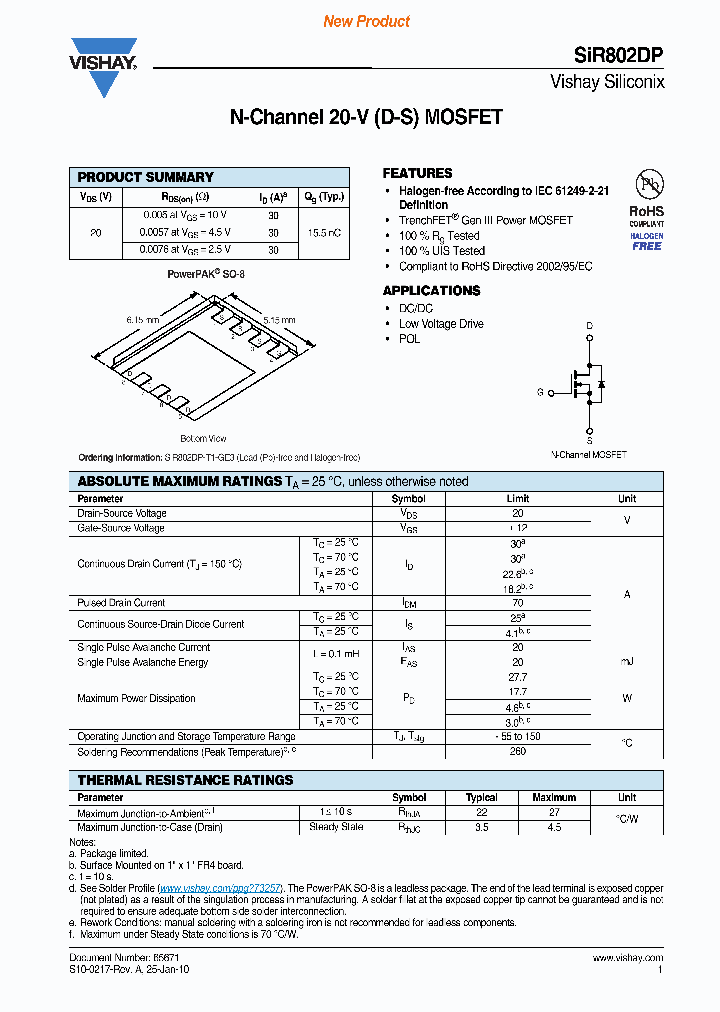 SIR802DP_8255163.PDF Datasheet