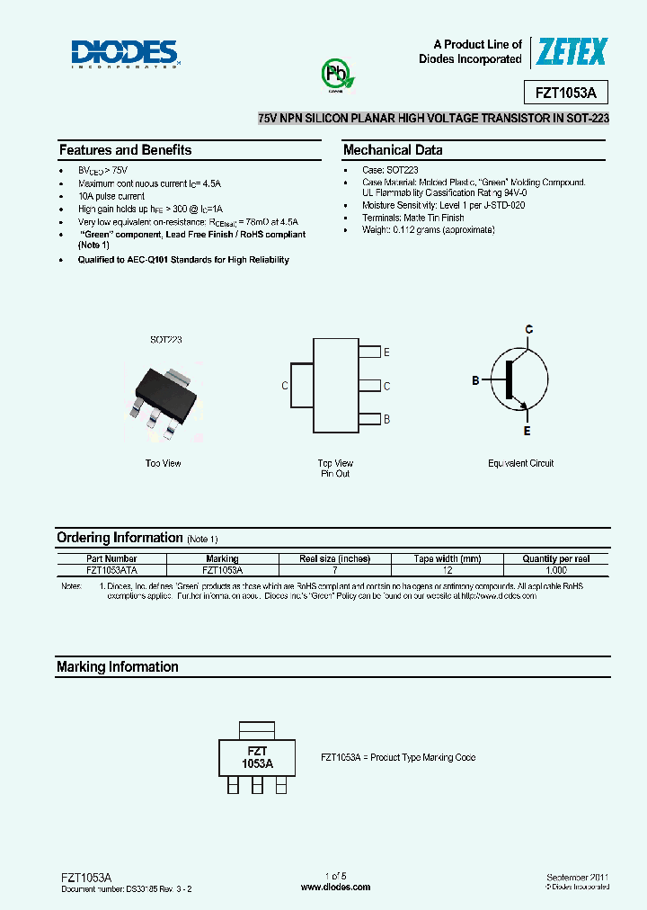 FZT1053ATA_8255428.PDF Datasheet