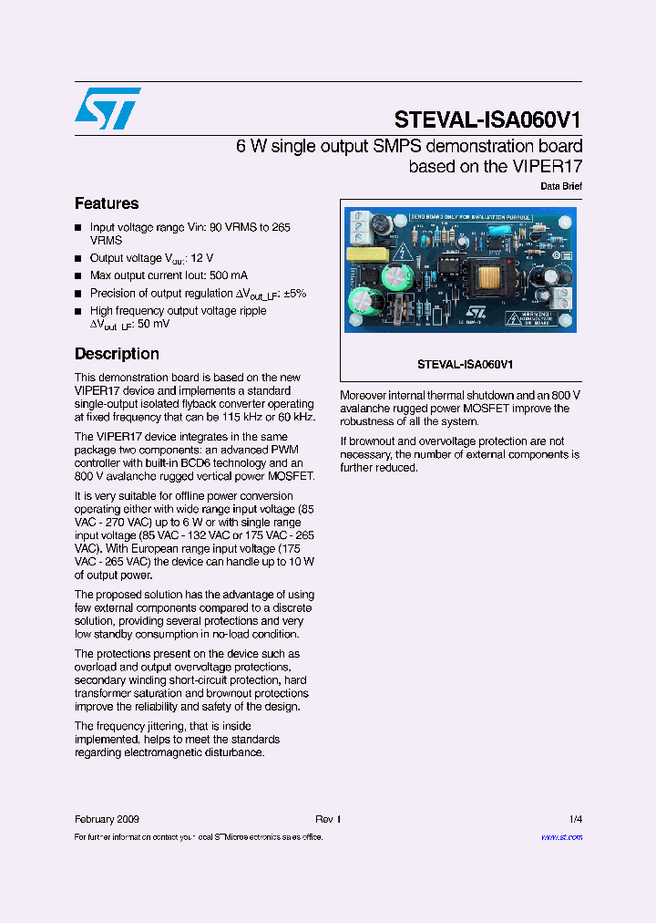 STEVAL-ISA060V1_8255980.PDF Datasheet