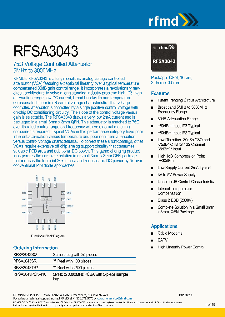 RFSA3043PCK-410_8256463.PDF Datasheet