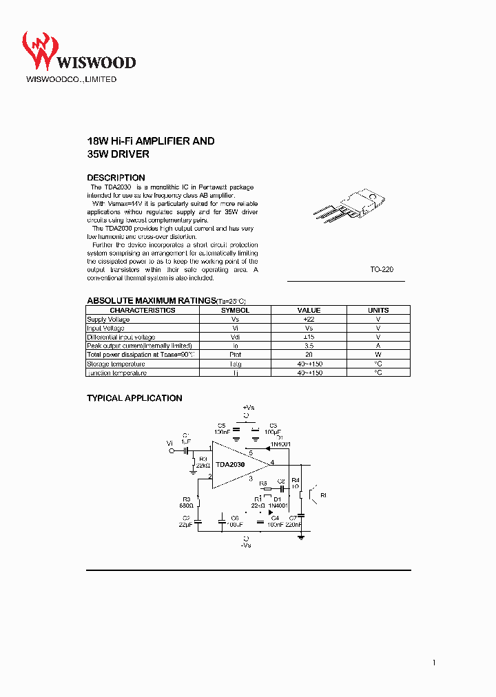 TDA2030_7854729.PDF Datasheet