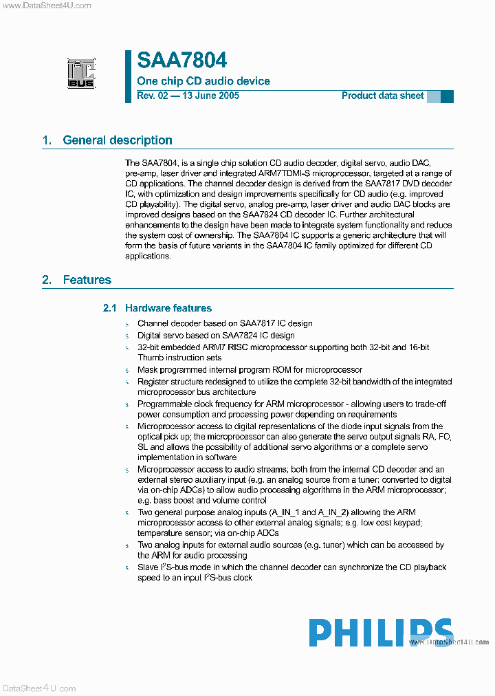 SAA7804_7852186.PDF Datasheet