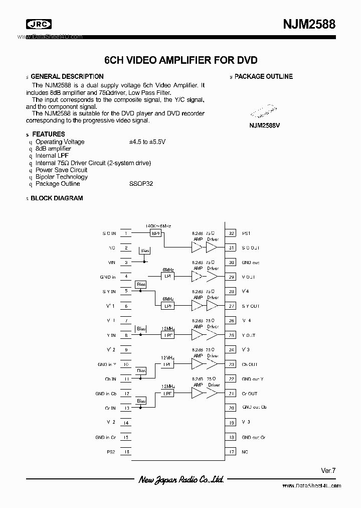 NJM2588_7856402.PDF Datasheet