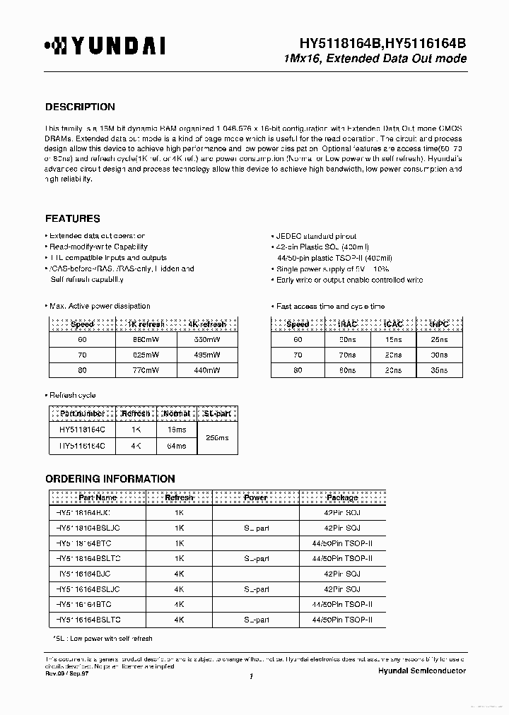 HY5118164B_7856047.PDF Datasheet