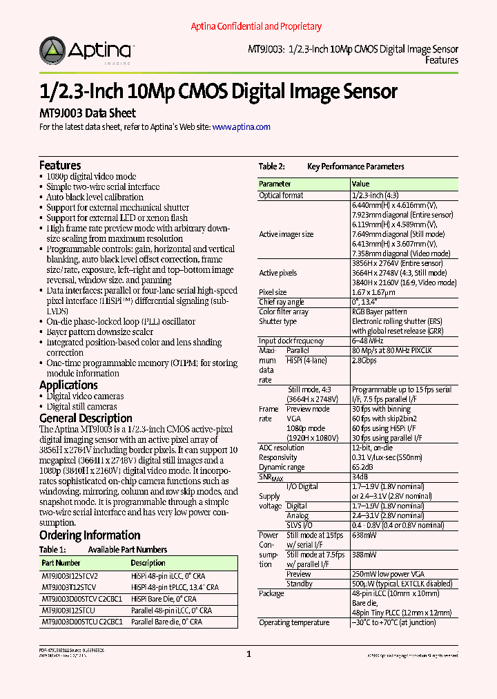 MT9J003_7857016.PDF Datasheet