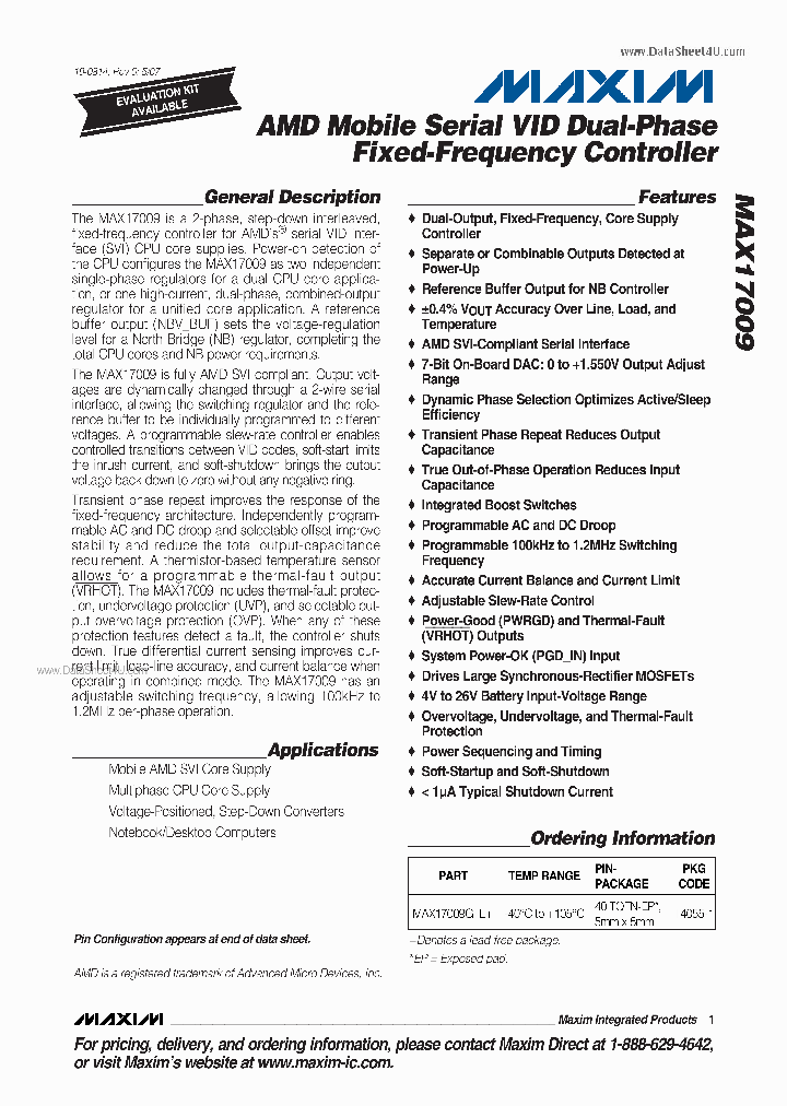 MAX17009_7857972.PDF Datasheet