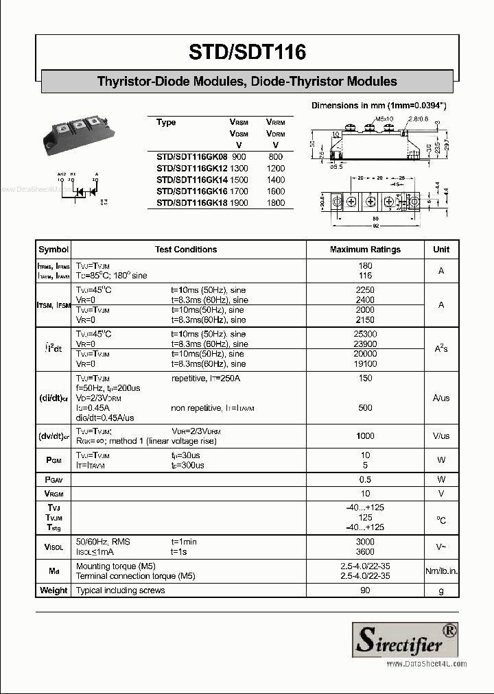 SDT116GKXX_7858508.PDF Datasheet
