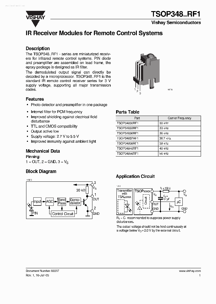 TSOP348XXRF1_7857463.PDF Datasheet