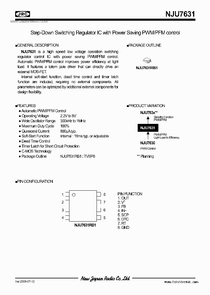 NJU7631_7859504.PDF Datasheet