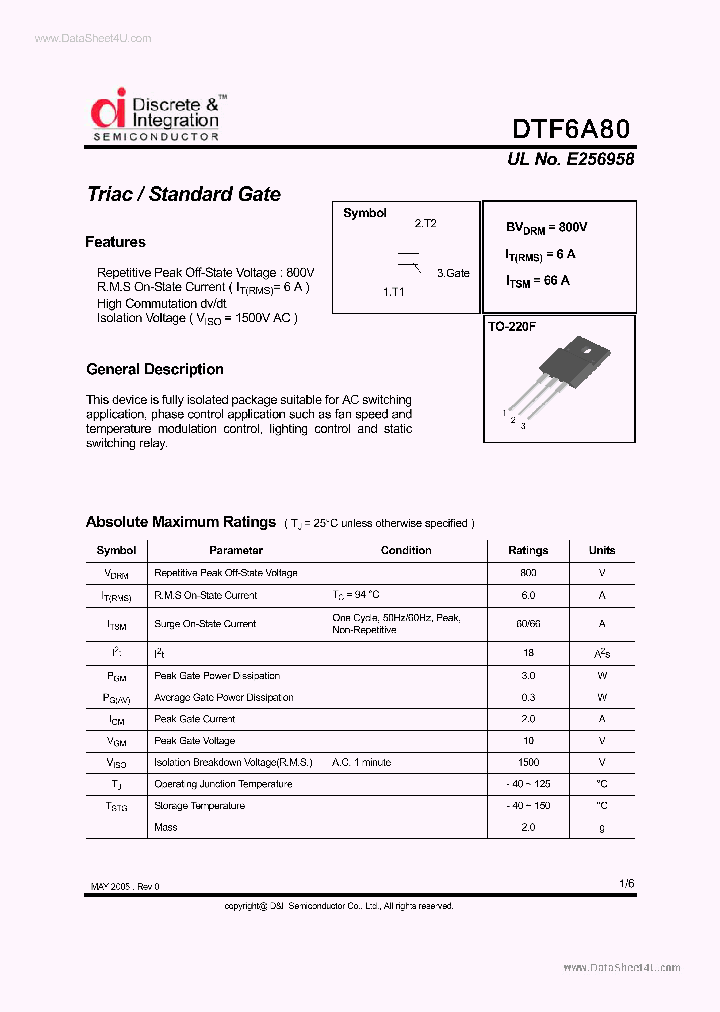DTF6A80_7860708.PDF Datasheet