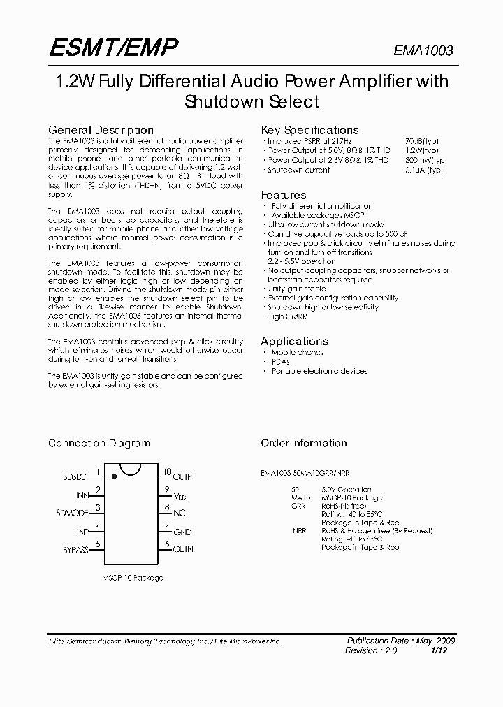 EMA1003_7860722.PDF Datasheet