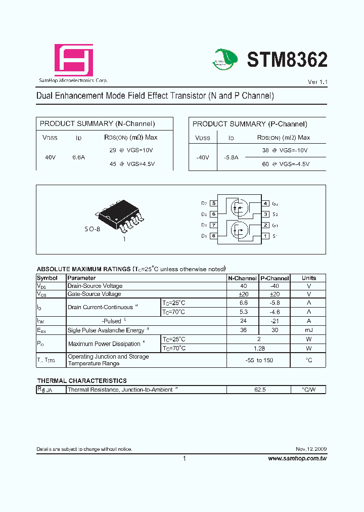 STM8362_7862150.PDF Datasheet