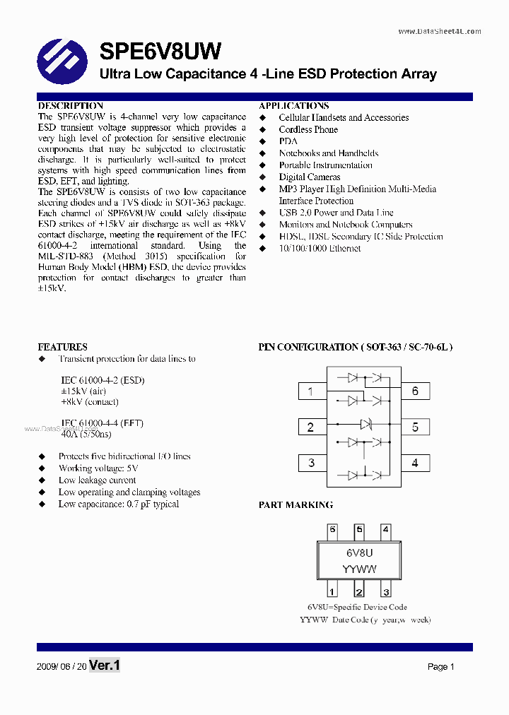 SPE6V8UW_7861780.PDF Datasheet